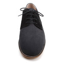 ESTAR HANDMADE MENS CASUAL OXFORD SHOES BLACK