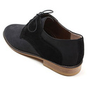 ESTAR HANDMADE MENS CASUAL OXFORD SHOES BLACK