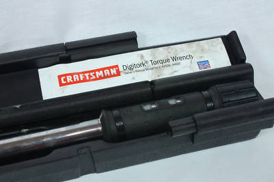 amp_auction : Craftsman Digitork® Torque Wrench, 3/8" Drive