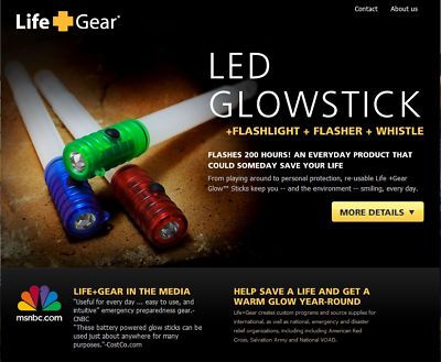 Home Office Consignment on Big Al S Consignment   Lifegear Battery Powered Led Glow Stick Safety