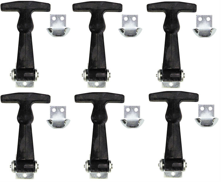 Six Buyers Products 47/8" Rubber Hood Hook / Battery Box Latch 03015