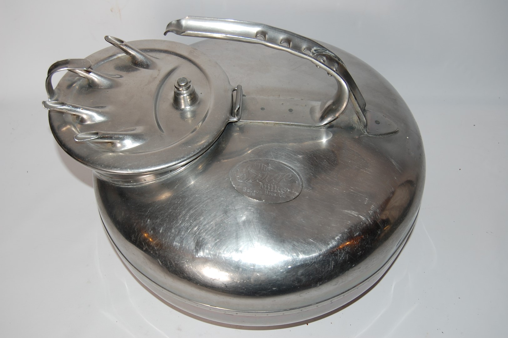 Babson Bros Surge Milker Vintage Stainless Steel Dairy Milk Can Only eBay