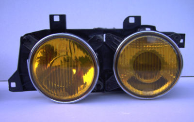 Bmw e34 yellow headlights #4