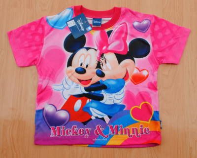 Minnie Mouse Clothing  Girls on Panom73   Disney Mickey   Minnie Mouse Girls T Shirt Sz S Age 3 4