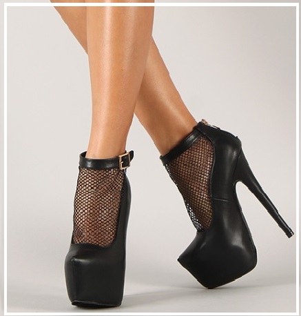 pointed booties heels