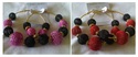 3" Basketball Inspired Mesh Hoop Earrings