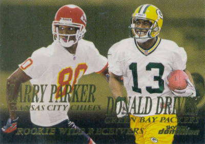 Donald Driver on Donald Driver Parker 1999 Skybox Dominion  249 Rookie