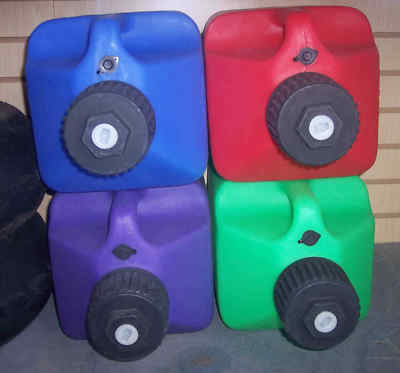 Filler Hose on Parts   5 Gal Plastic Utility Fuel Gas Can Jug Purple Fill Hose
