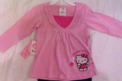  Kitty Infant Clothes on Smcurtis906   Hello Kitty Girls Toddler 2pc Jean Set   New W  Tags