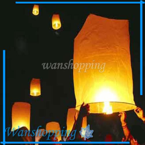 20 Brand New SKY FIRE CHINESE LANTERN For WEDDING PARTY