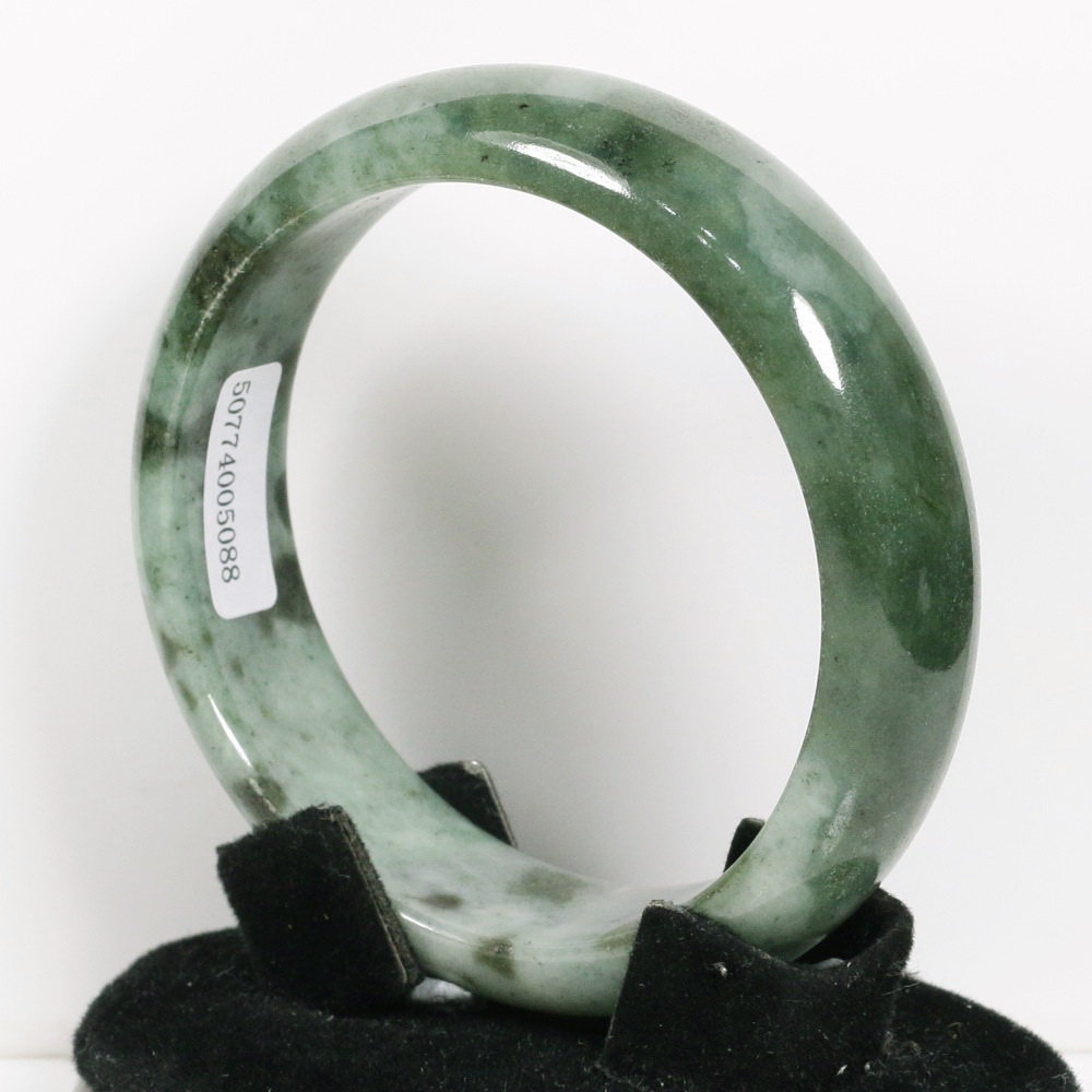 Yuppie Genuine Natural Green Jade Bangle Bracelet Charm Jewellery