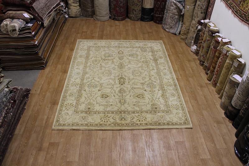 MUTED COLOR! 8X10 OUSHAK CHOBI PAKISTAN ORIENTAL AREA RUG WOOL CARPET