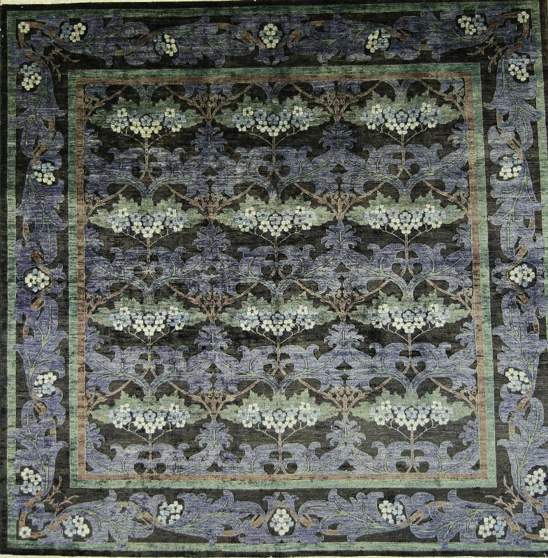 Square Handmade Art & Craft Mission Style 10x10 Oushak Oriental Area