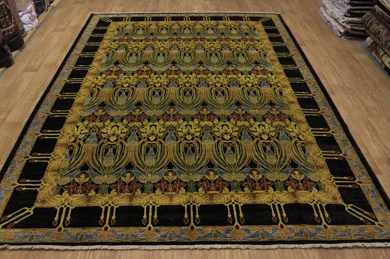 MASTERPIECE MISSION STYLE! 9X12 ART & CRAFT ORIENTAL AREA RUG WOOL