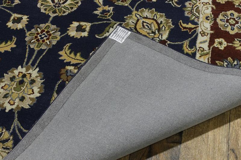 ROYAL BLUE ALLOVER FLORAL 8X11 OUSHAK PERSIAN ORIENTAL AREA RUG WOOL