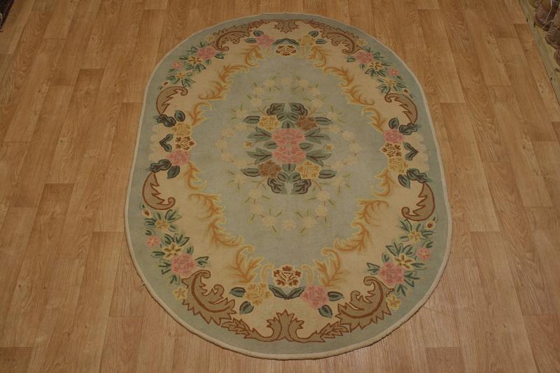 HANDMADE ANTIQUE OVAL 6X9 AMERICAN HOOKED ORIENTAL AREA RUG CARPET eBay