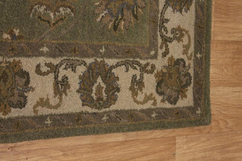 SAGE GREEN 5X7 TRADITIONAL STYLE NOURISON KASHAN PERSIAN ORIENTAL AREA