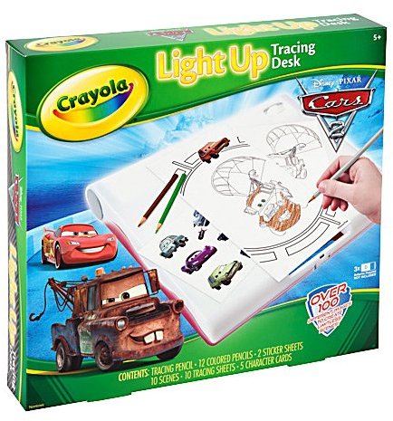 TGJiMS : Crayola Cars 2 Light Up Tracing Desk