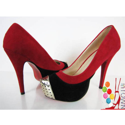 Heel Shoes on Shoes Intown  Hk    New Ladies Red Black Party Platform Heel Shoes Us