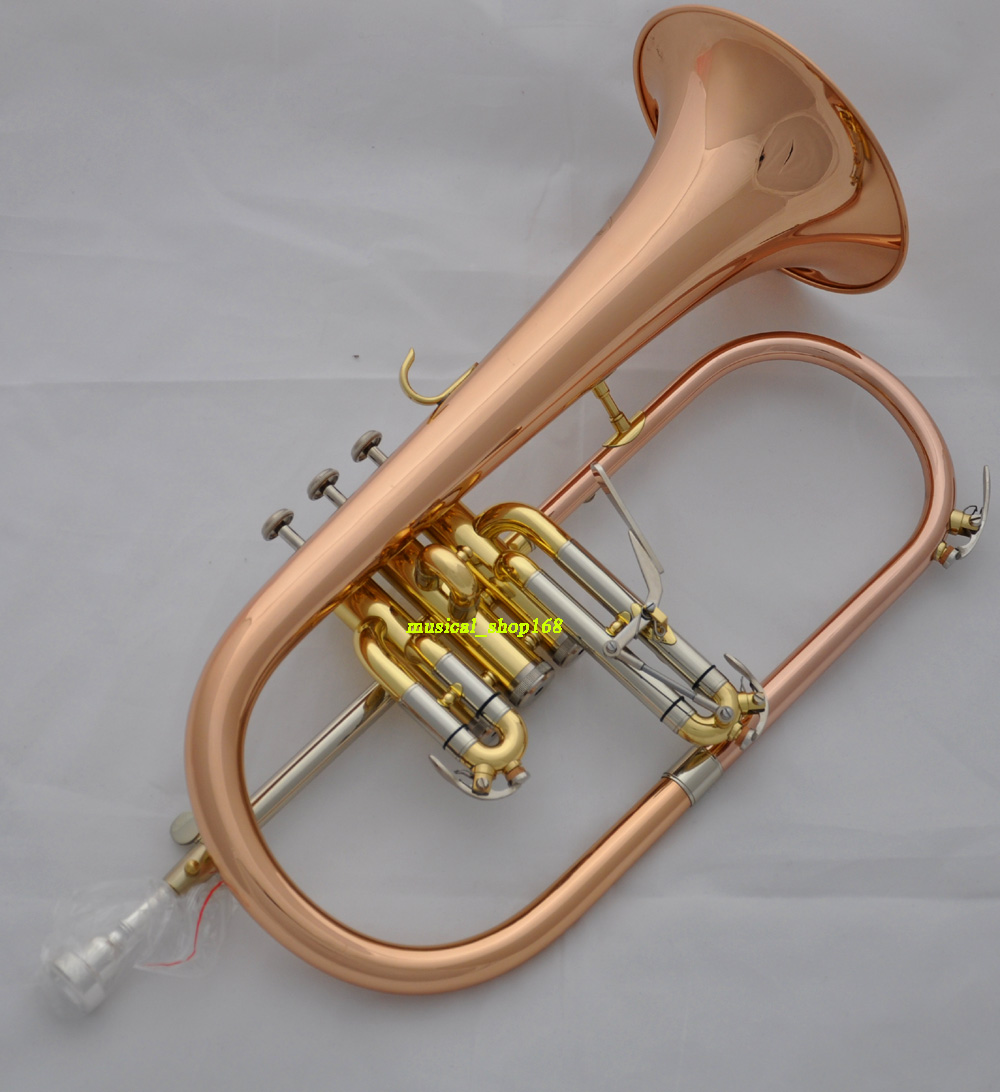 Professional Phosphorus Flugel horn Bb Rose Brass Flugelhorn