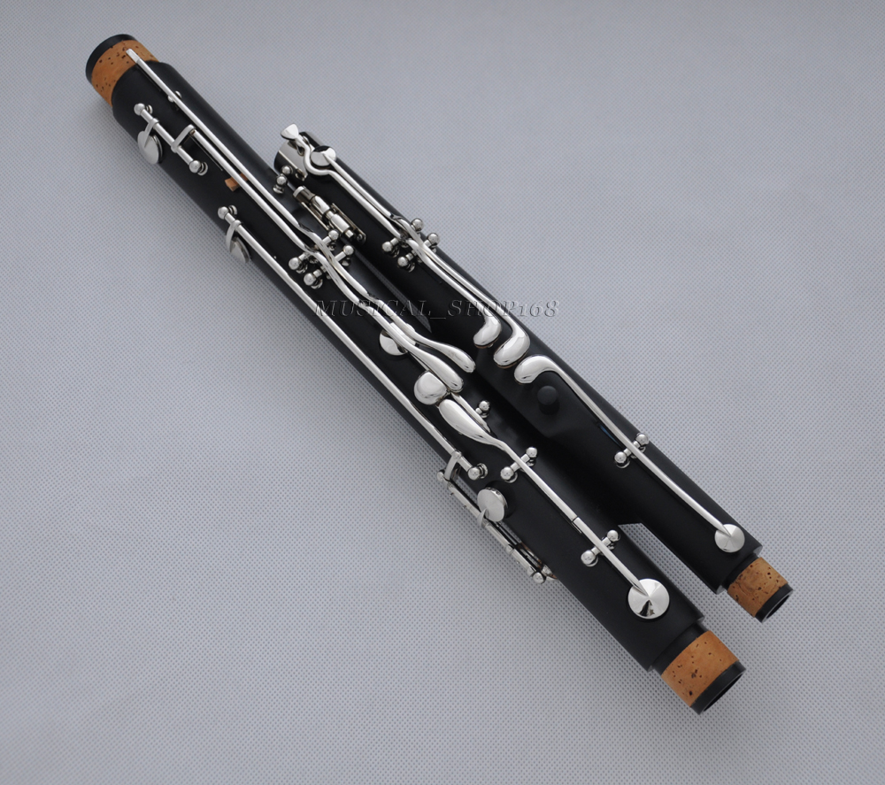 Top new Silver Eb key Mini Bassoon Cupronickel bocal with leather case