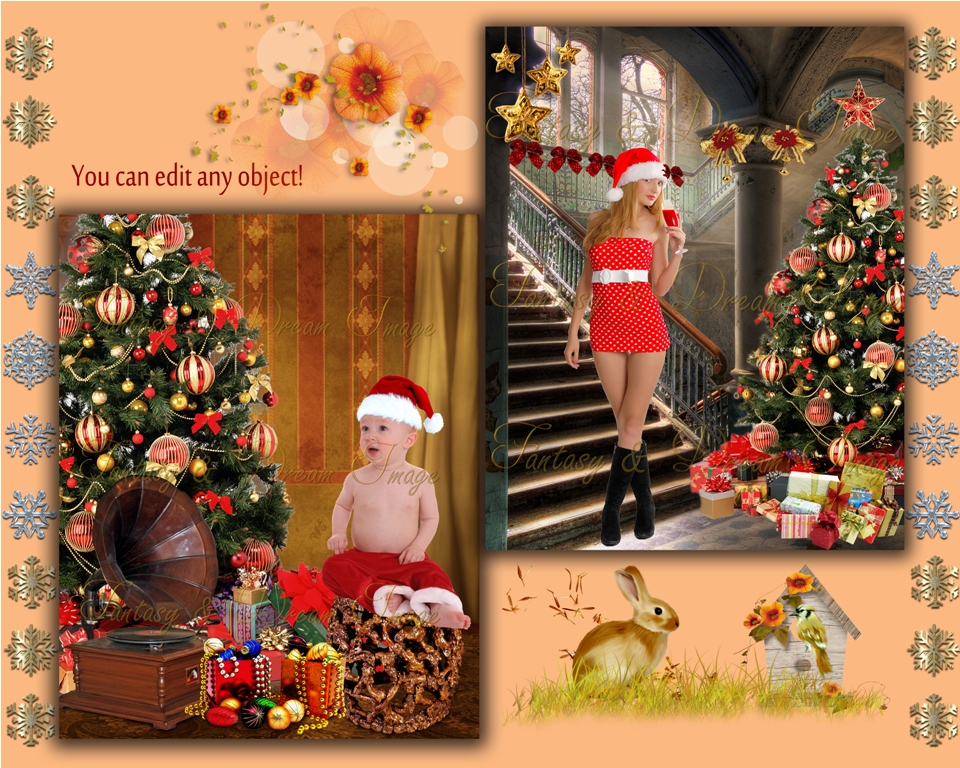 CH6 Christmas Holiday New Year Digital Backgrounds backdrops Template Prop Photo | eBay