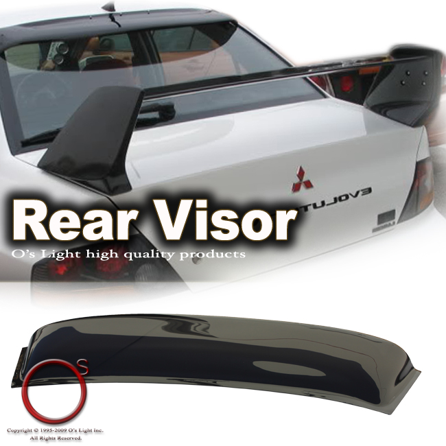 0107 Lancer Evo 7 8 9 Rear Window Sun Visor Deflector eBay