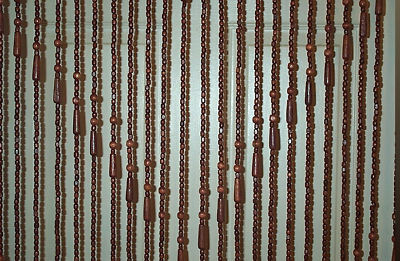 Wooden Beads on Hanging Wooden Door Beads Beaded Curtain Room Divider  Davidwiley2002