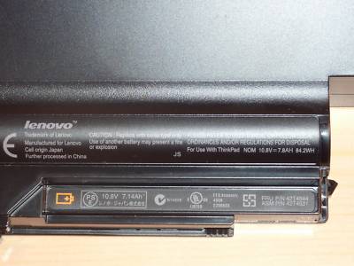 Laptop Battery Lenovo  on Usaveiwin   Lenovo 9 Cell Battery T61 T400 R61 R400 New Genuine