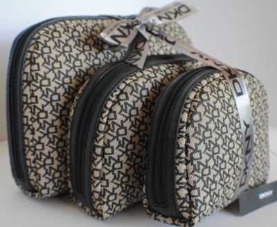 Cheap Designer Travel Bags on Mel3p   Dkny Makeup Case Organizer Travel Bags Gift Set   Nwt