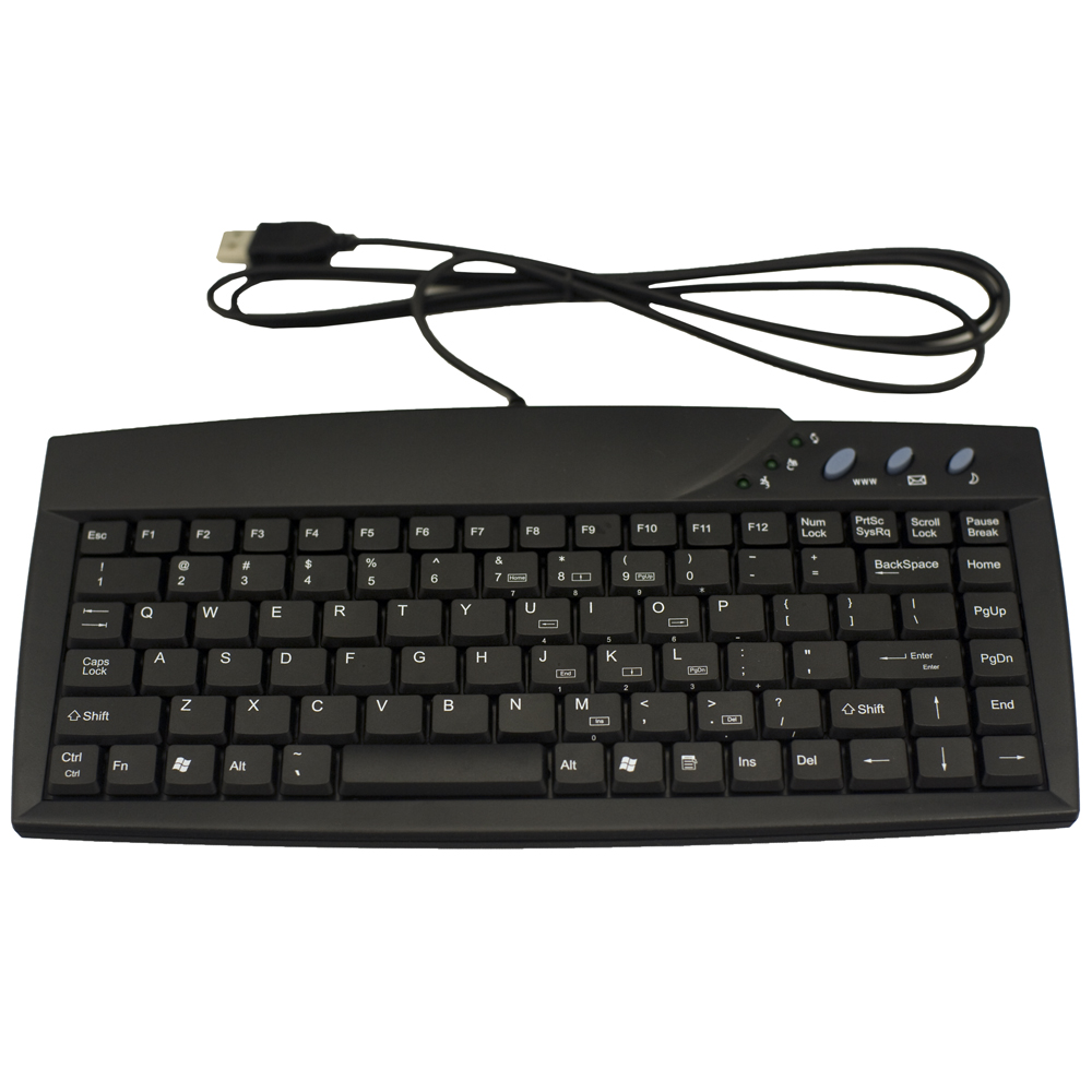 SolidTek ACK600H Compact USB Keyboard with USB Ports eBay