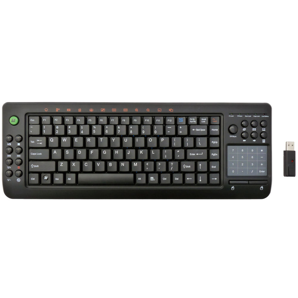 ORtek Wireless Multimedia HTPC Keyboard with Smart Touchpad Keypad eBay