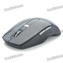 2.4GHz Wireless 800/1200/1666DPI Optical Mouse w/ USB Receiver - Black (2 x AAA)