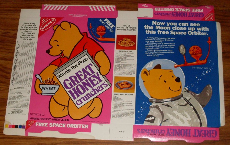 Lurch & DeeAnn's Stuff : 1973 Winnie The Pooh Great Honey Crunchers ...