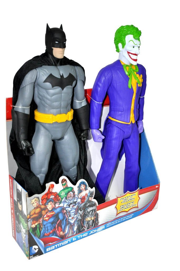 DC Universe 20" Figures Batman and Joker Action Figure by Jakks Pacific
