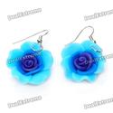 Stylish Morning Flower Style Clay Earrings (Random Color / Pair)