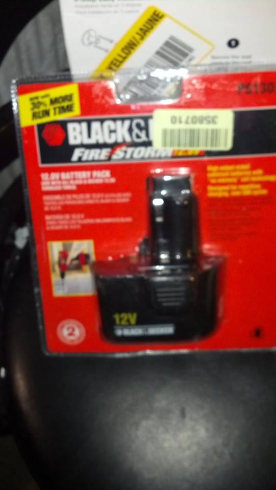 BLACK & DECKER PS130 12Volt FireStorm NiCad Battery Pack PPP, Avi