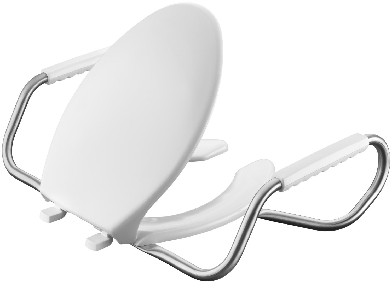 KOHLER K4654A0 Lustra Elongated Toilet Seat with Raised Support Arms