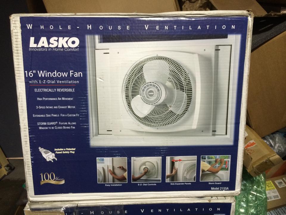 Lasko Electrically Reversible Window Fan, 16 Inches, 2155A PPPAE , Avi