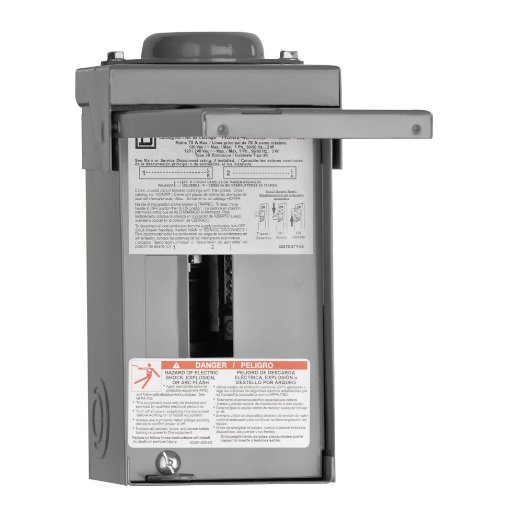 Square D HOM24L70RBCP Homeline 70 Amp 4-Circuit Outdoor ...