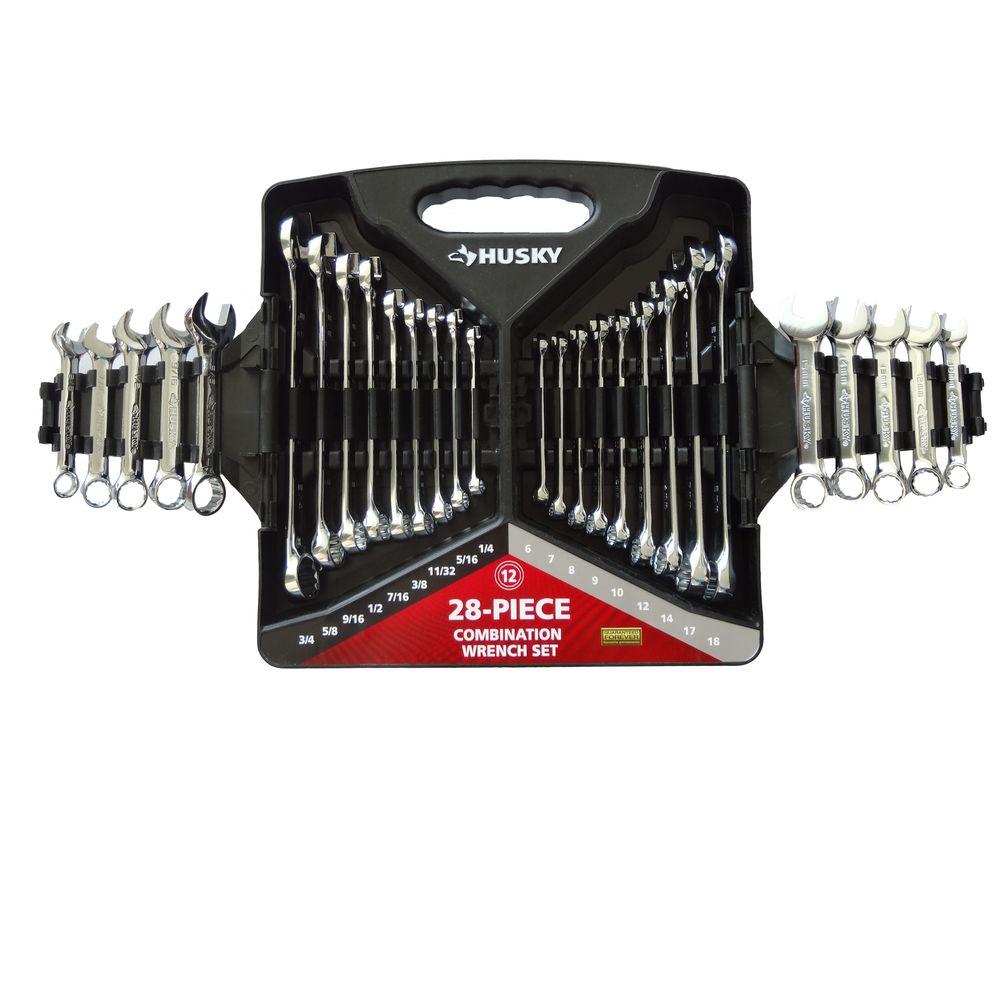 Husky 28CW002 Combo Wrench Set (28Piece) PPP1 LOCAL, Avi Depot=Much