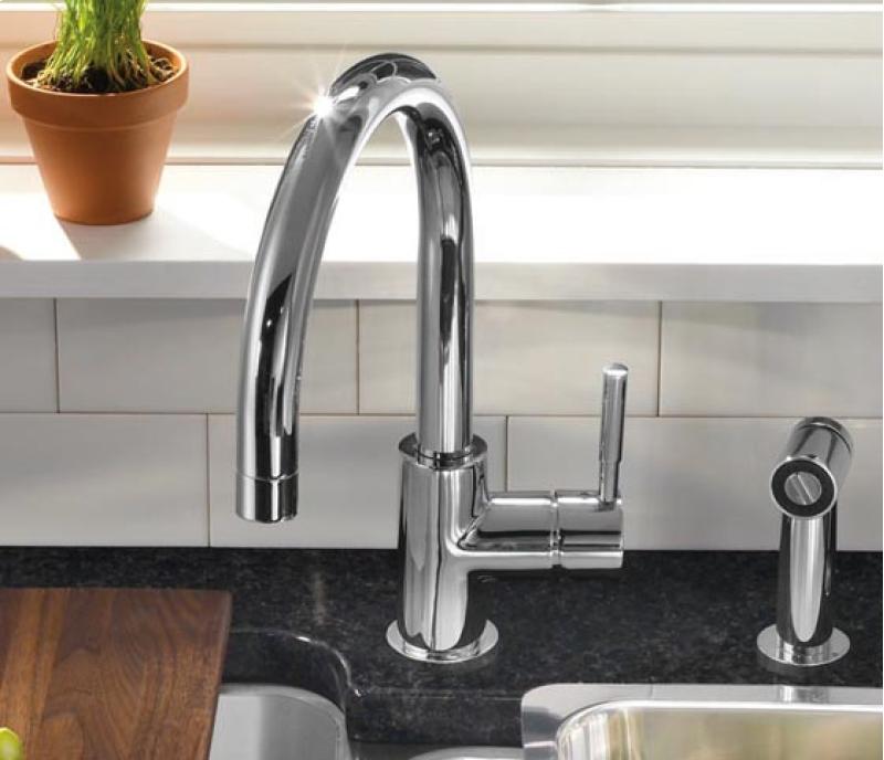 Blanco 440607 Purus II Kitchen Faucet with Side Spray, Chrome PPP DONE