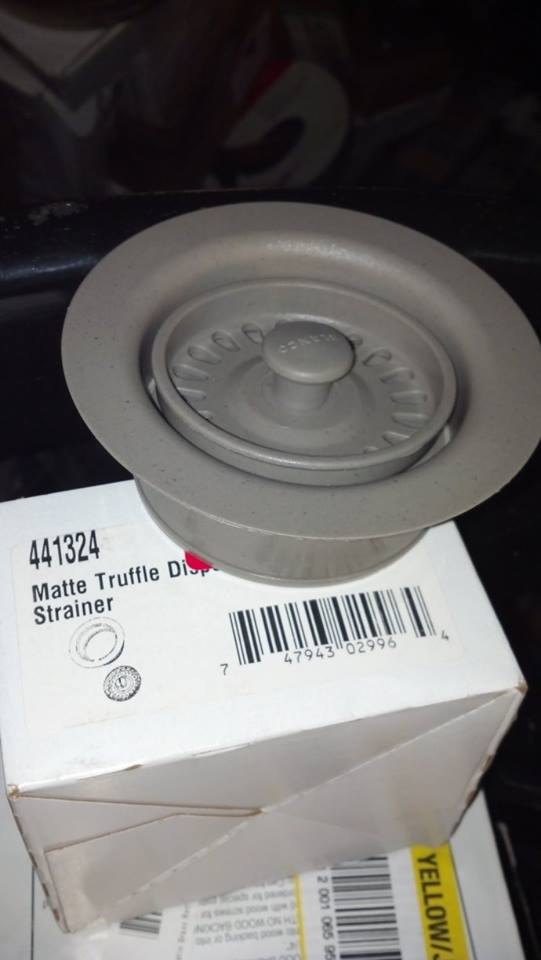 BLANCO Silgranit II 441324 Sink Waste Flange Truffle Finish PPP DONE ...