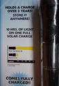 2 Solarlite Hybrid Solar LED Flashlight with batte