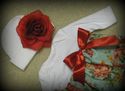 Haute Couture Infant Newborn Layette Gown cabbage 