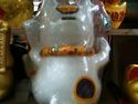 Beckoning Ceramic Maneki Neko Lucky Cat 