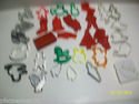 Vintage Cookie Cutter Lot 32 Assorted Shapes Sizes
