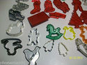 Vintage Cookie Cutter Lot 32 Assorted Shapes Sizes
