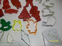 Vintage Cookie Cutter Lot 32 Assorted Shapes Sizes