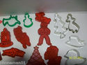 Vintage Cookie Cutter Lot 32 Assorted Shapes Sizes